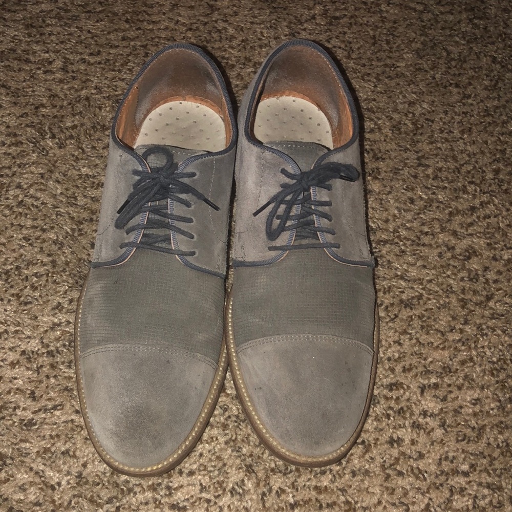 Suede Grey Dress Shoes